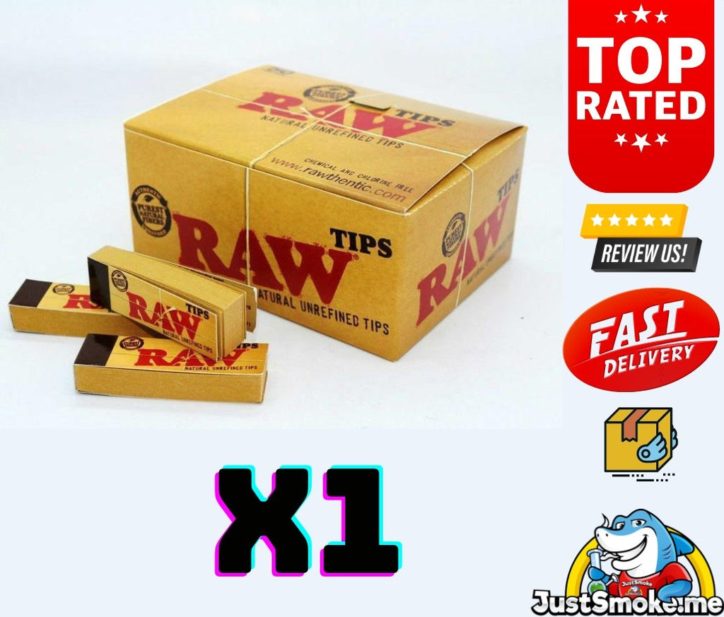 1-50 Booklets | 50 - 2,500 Raw Filter Tips Booklet - 50 Tips Per BookJustSmoke.Me