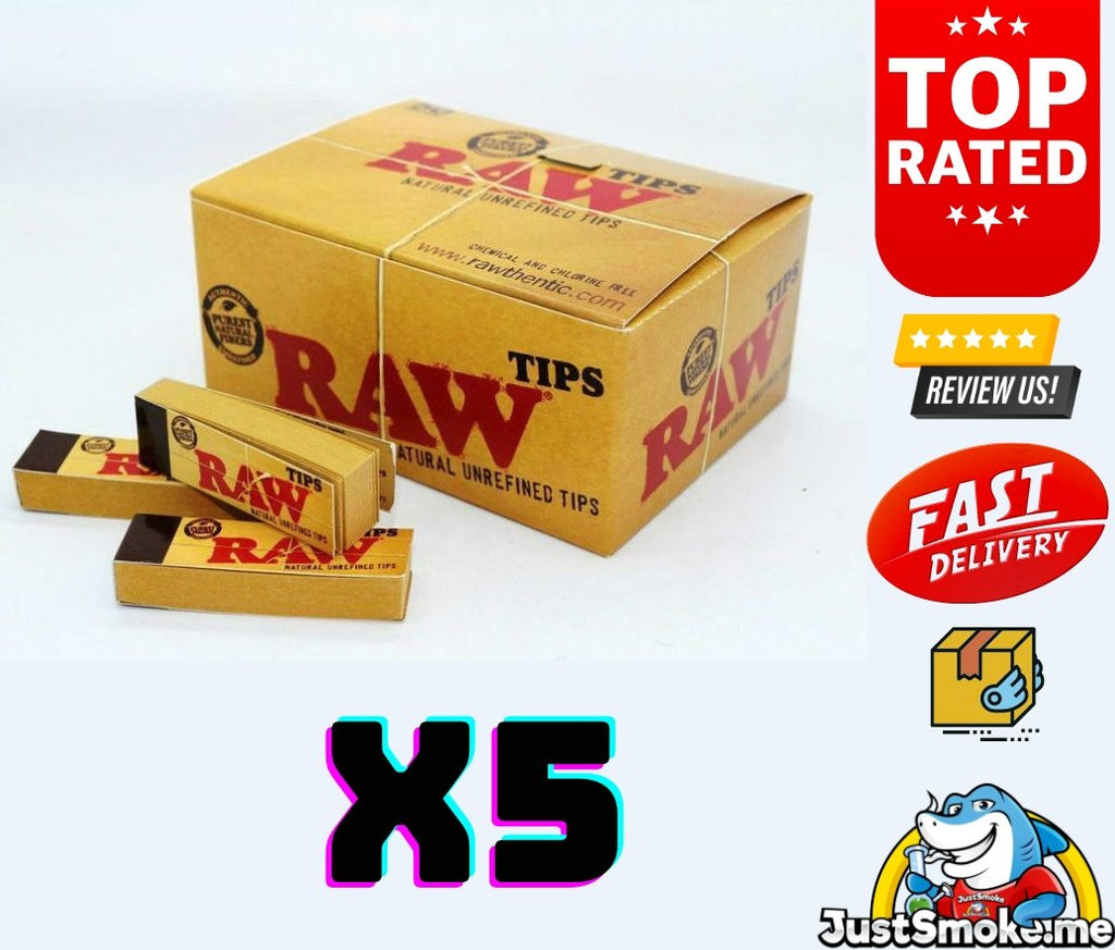 1-50 Booklets | 50 - 2,500 Raw Filter Tips Booklet - 50 Tips Per BookJustSmoke.Me