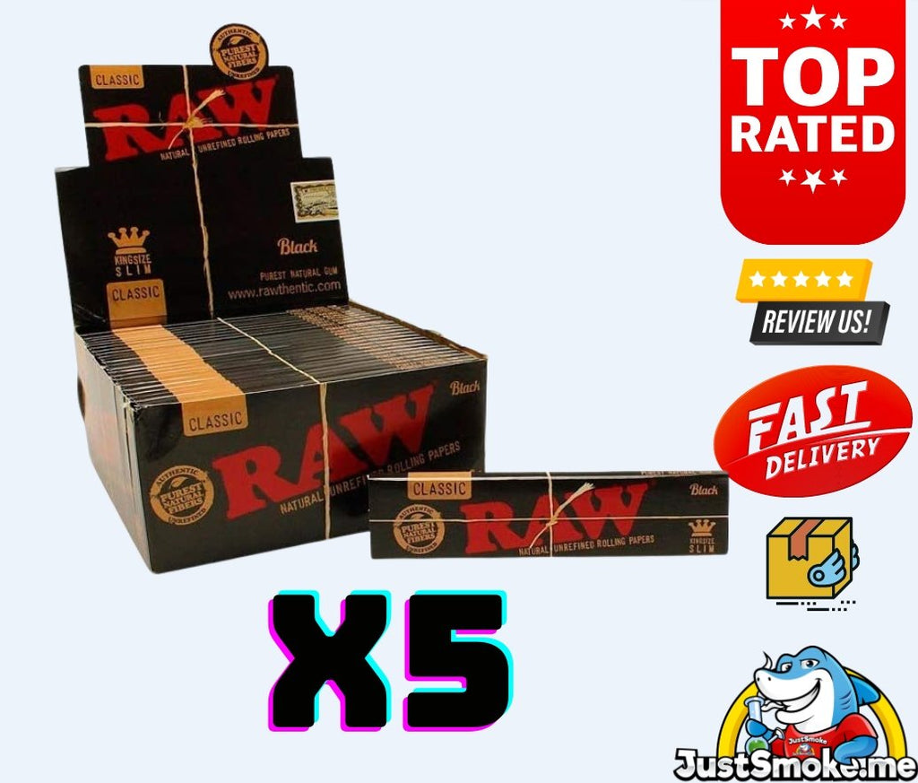 1 - 50 | Raw Blacks | Rolling Papers | GENUINEJustSmoke.Me