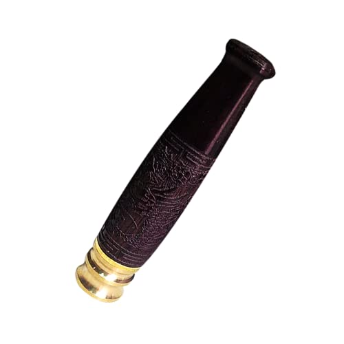 2.36" Sculpture Cigarette Case Holder, Removable Easy Cleaning Ciggarette Holders, Cigarette Holders for Roll Ups, Fit Regular or Slim Cigarette(Black)JustSmoke.Me