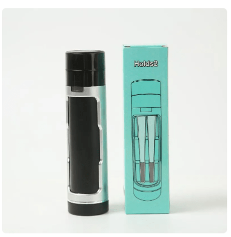 3 In 1 Portable Blunt Case with 40mm Tobacco Grinder JustSmoke.Me