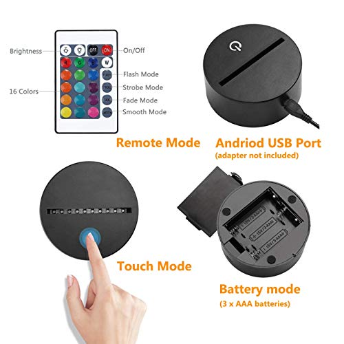Cannabis Leaf : 3D Night Lights, with Remote Control - 16 ColorsJustSmoke.Me