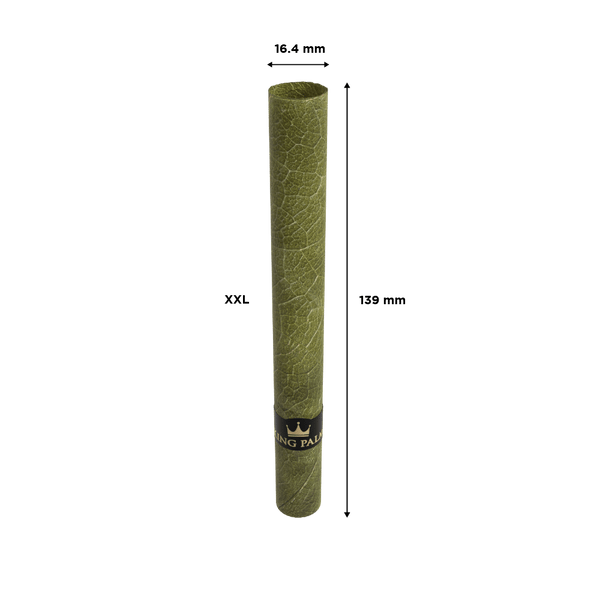 King Palm | 5 XXL | Cordia Leaf - Blunt Wraps & Pre Rolls | Holds 5.gJustSmoke.Me
