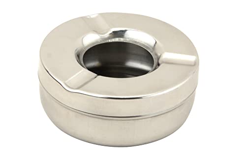 apollo THE HOUSEWARES BRAND SS Ashtray Windproof RNDJustSmoke.Me
