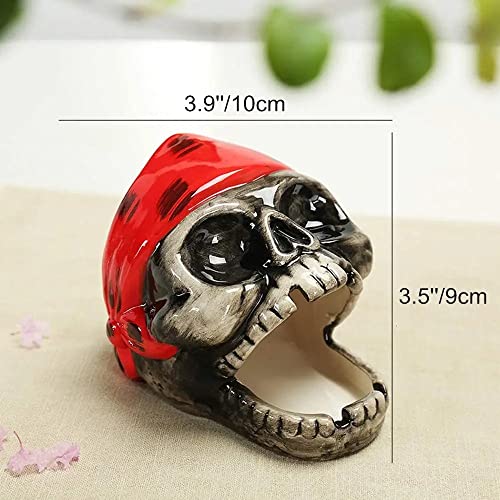 Ashtray,Ceramic Ashtray,skull ashtray,Outdoor Ashtray Waterproof Ash TrayJustSmoke.Me