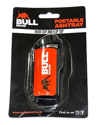 BULL BRAND FLIP TOP POCKET ASHTRAYJustSmoke.Me