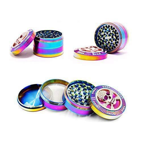 40mm Zinc Alloy Herb Grinder 3 Layer Bullet Shape Spice Miller