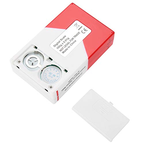 Digital Pocket Scale, 200g/0.01g Portable High Precision Jewelry Weight Electronic Digital Scale Gram Mini Scale Portable Weighting LCD Display, for Jewellery, Drug, CoffeeJustSmoke.Me