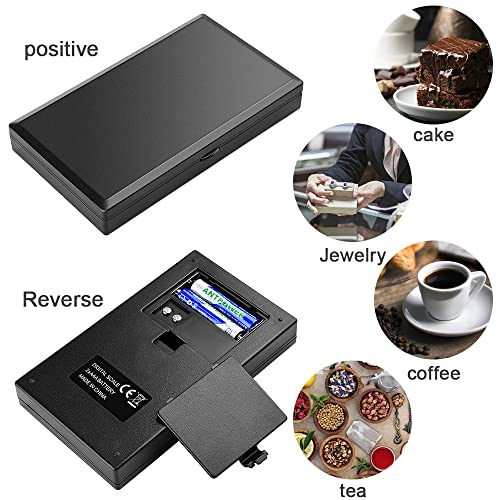 Diyife Digital Scale,[0.01g to 500g] [7 Measure Units] Kitchen Scale with LCD Display Tare Function Stainless Steel Platform, Jewelry Scale Precise Mini Pocket Scale for Gold Medicine Food JewelleryJustSmoke.Me