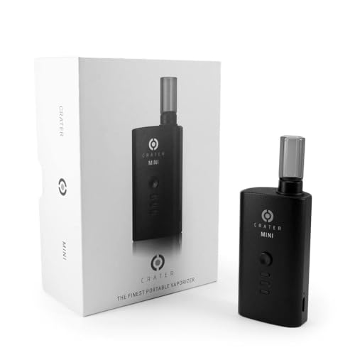 Dry Herb Vaporizer, CRATER MINI herbal vaporizer, Rechargeable built-in  Li-ion Battery, Herb vapouriser, portable vaporizer, No Nicotine!  JustSmoke.Me