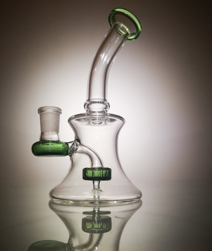 New Glass | 7 Inch Bong | Popular & Strong Design | Glass Water Bong | Smoking Bong | Oil rigJustSmoke.Me