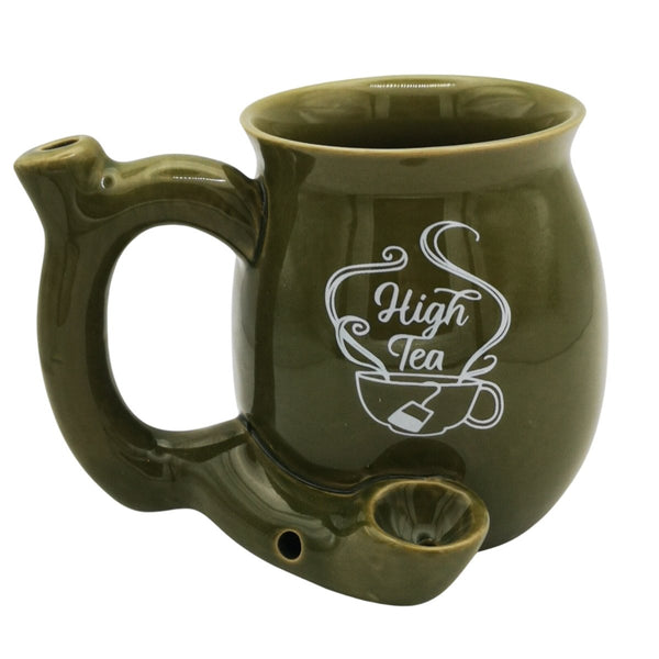 High Tea (Green) - 2 in 1 - Wake & Bake - Coffee Mug/Bong : Ideal GiftJustSmoke.Me