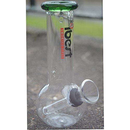 IBEST Mini Bubble Base Borosilicate Small Glass Bong with Percolator Nicotine FreeJustSmoke.Me