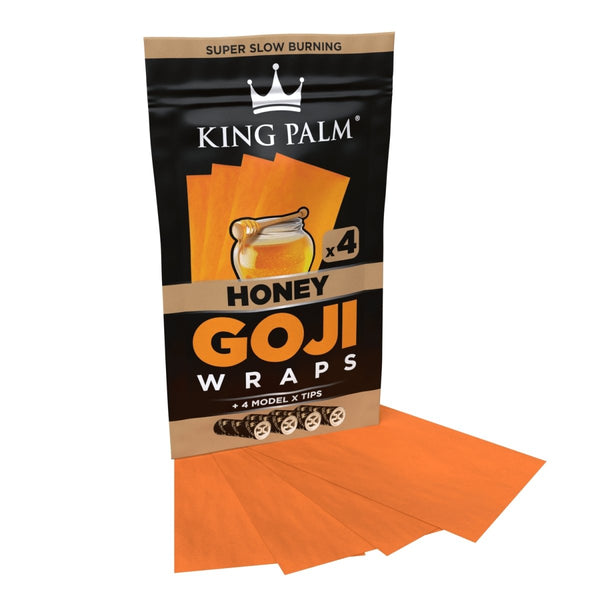 king palmKing Palm | HONEY GOJI BERRY | Blunt Wraps | +4 Filter Tips - Justsmoke.meJustSmoke.Me