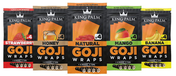 King Palm | Natural Goji Berry | Blunt Wraps + Filter TipsJustSmoke.Me