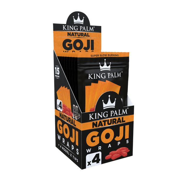 King Palm | Natural Goji Berry | Blunt Wraps + Filter TipsJustSmoke.Me