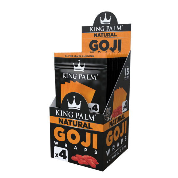 King Palm | Natural Goji Berry | Blunt Wraps + Filter TipsJustSmoke.Me