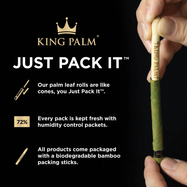 King Palm | Blue Grape | Cordia Leaf | Blunt Wraps & Pre RollsJustSmoke.Me