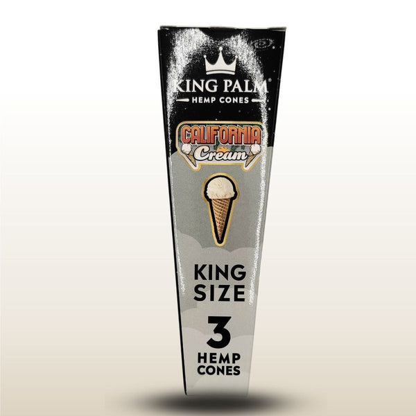 King Palm | 3pc California Cream / Flavoured Hemp Cones & Pre RollsJustSmoke.Me