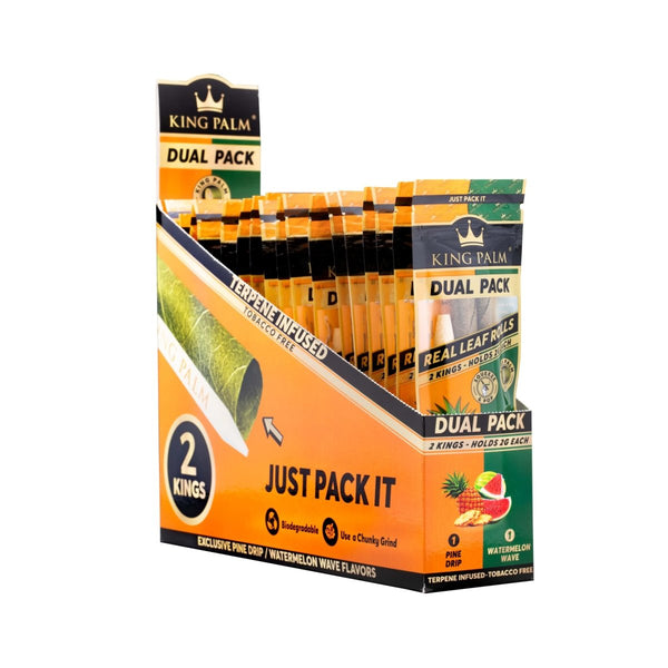 King Palm | PINEAPPLE & WATERMELON | Cordia Leaf / Blunt Wraps & ConesJustSmoke.Me
