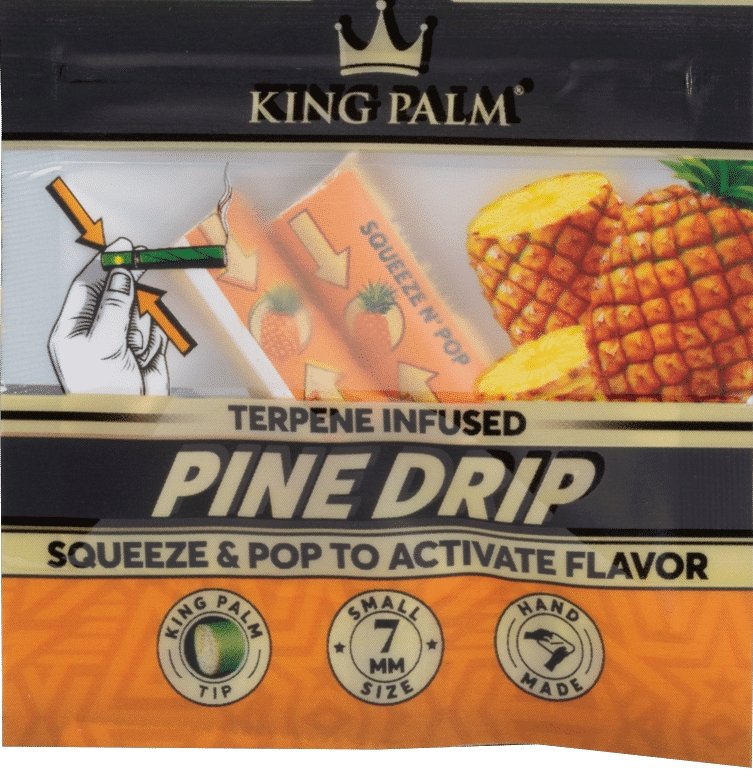 King Palm Flavoured Filter Tips 7mm JustSmoke.Me
