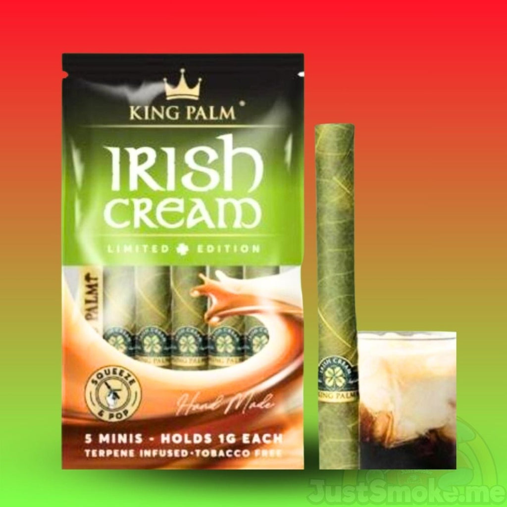 King Palm | 5 Irish Cream | Cordia Leaf - Blunt Wraps & Pre RollsJustSmoke.Me