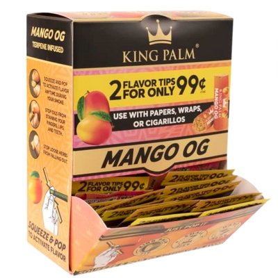 King Palm | Mango OG - Flavoured Filter Tips | 7mm - Justsmoke.meJustSmoke.Me