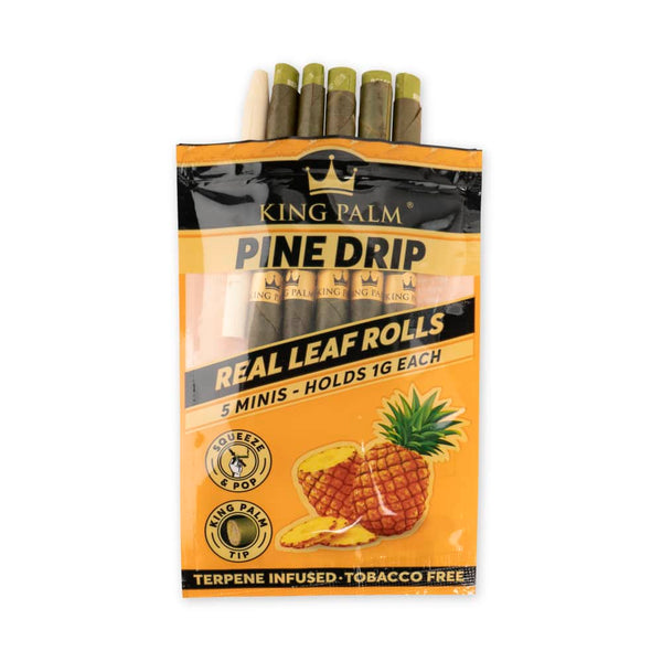 King Palm | 5 Pine Drip | Cordia Leaf / Blunt Wraps & Pre RollsJustSmoke.Me