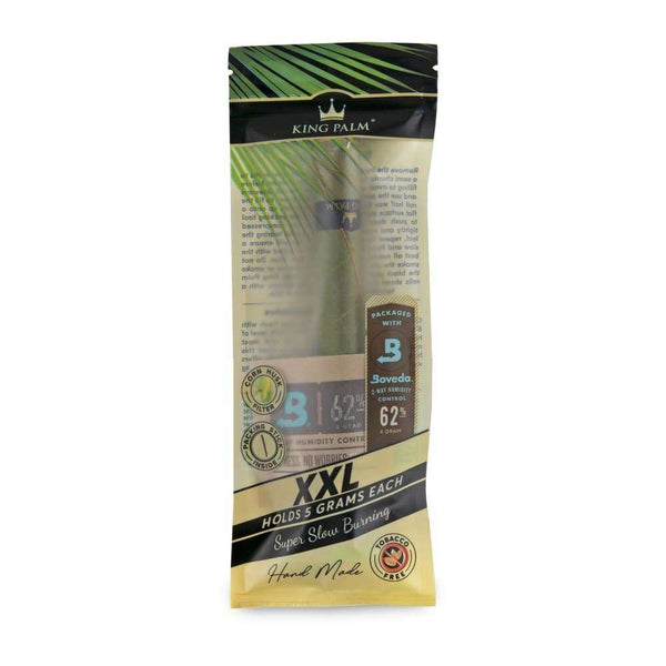 King Palm | 5pc | XXL Cordia Leaf / Blunt Wrap | 5.g | Pre Rolled ConeJustSmoke.Me