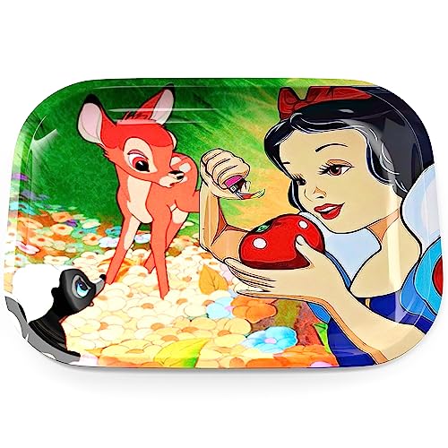 Metal Rolling Tray Gloss Print & Enforced Edges - Tobacco Smoking Accessories (Rolling Tray)JustSmoke.Me