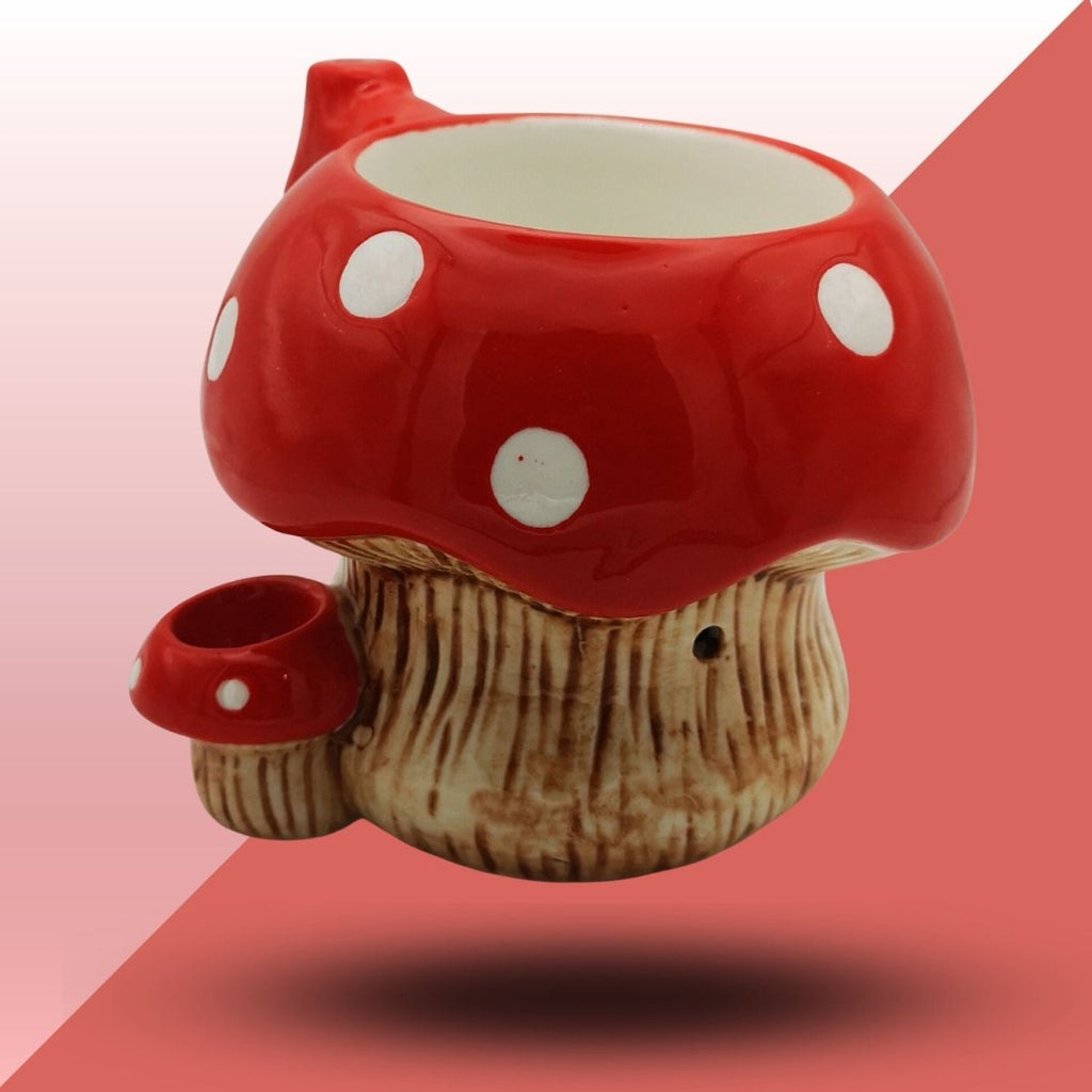 Mushroom House : (Extra Large) - 2 in 1 - Coffee Mug Bong : Ideal GiftJustSmoke.Me