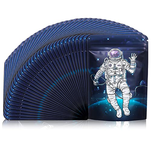 Nezyo 150 Pieces Mylar Bag 3.5g,Reliable Bags 3.5 x 4.7 Inch,Resealable Zip Lock Foil Food Storage Bag Stand-up Packaging PouchJustSmoke.Me