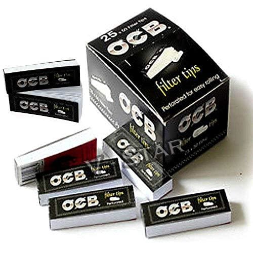 OCB Filter Tips Perforated Slim Filter Tips Variety BOOKLETS (25)JustSmoke.Me