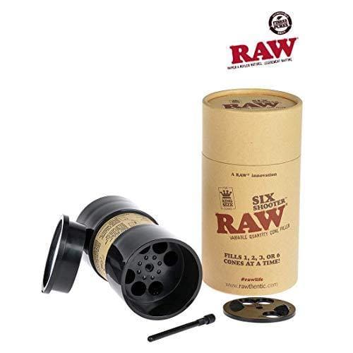 RAW 18319 Six Shooter Filler for King Size Cones, PlasticJustSmoke.Me