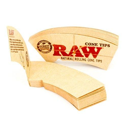RAW 18437 Cone Shaped Tips Perfecto 75 mm x 26 mm 24 Booklets of 32 SheetsJustSmoke.Me