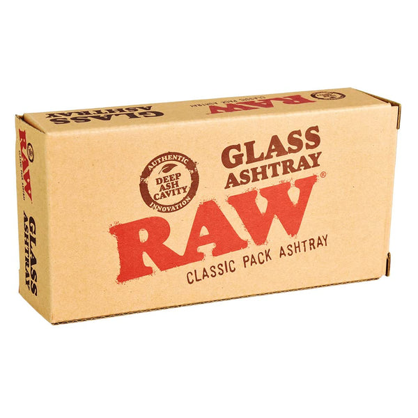 RAW Classic Glass Ashtray, MediumJustSmoke.Me