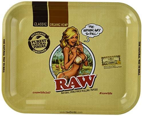 RAW Metal Girl Rolling Tray Large 34 X 27.5cmJustSmoke.Me