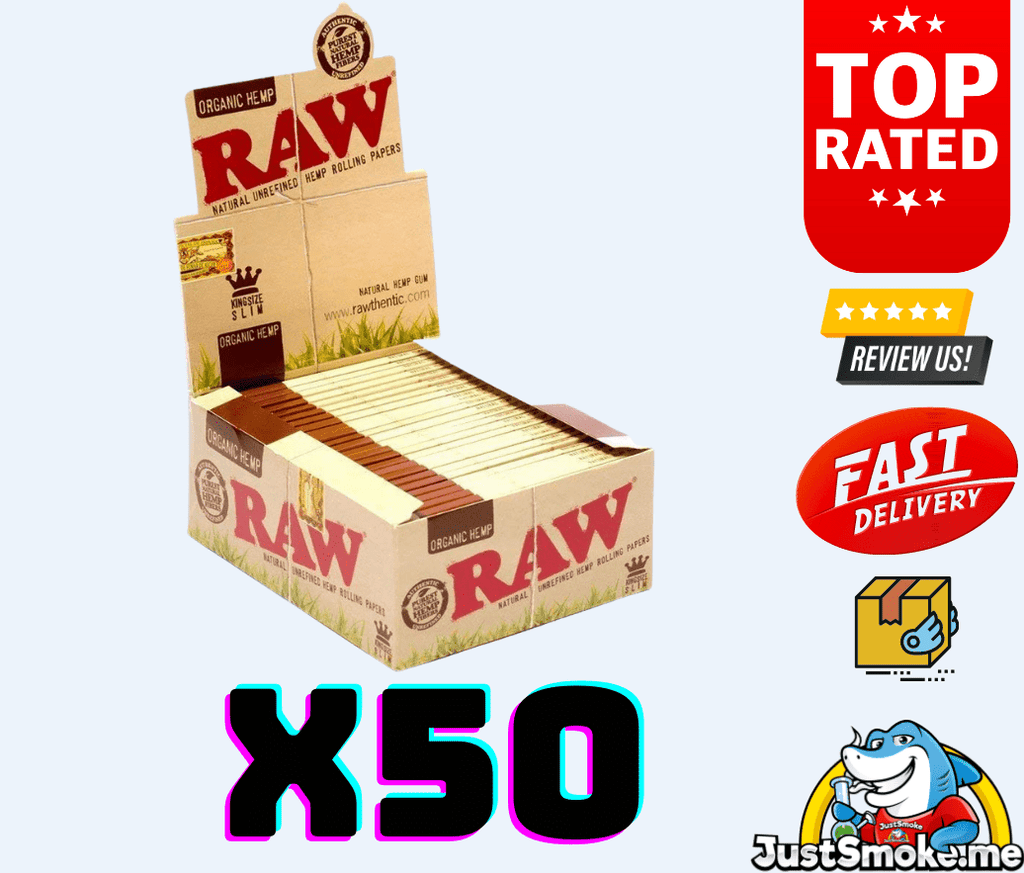 Raw Organic hemp | Rolling Papers | 1 - 50JustSmoke.Me