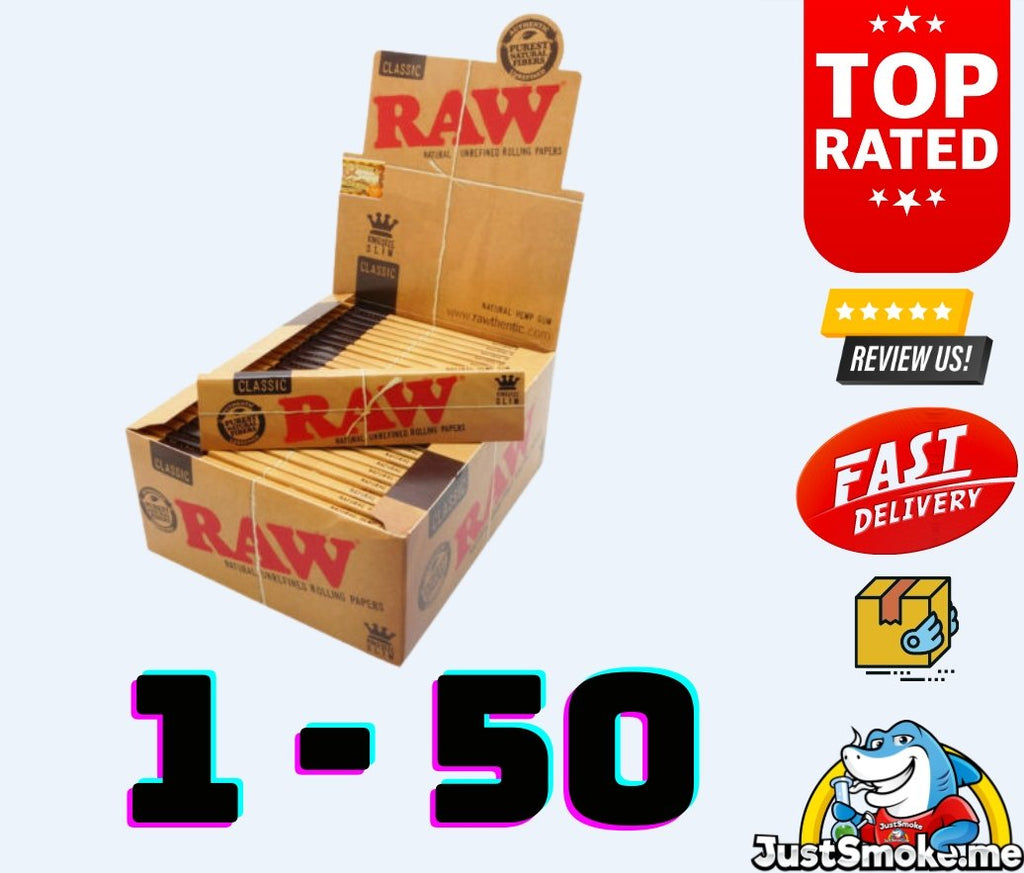 Raw Original Hemp | Authenticate Rolling Papers | 1 - 50JustSmoke.Me