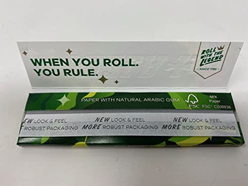 Rizla King Size Camouflage Rolling Paper Full Box Of 50 Booklets (Green)JustSmoke.Me