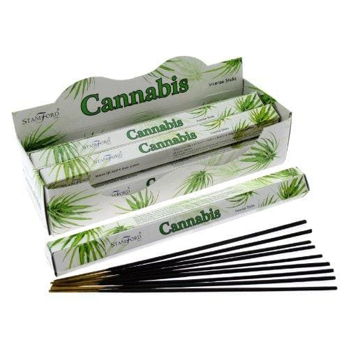 STAMFORD INC.Stamford - Cannabis Sented Incense Sticks - Pack of 20 Sticks - 6 PacksJustSmoke.Me