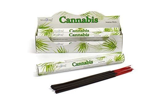 Stamford - Cannabis Sented Incense Sticks - Pack of 20 Sticks - 6 PacksJustSmoke.Me