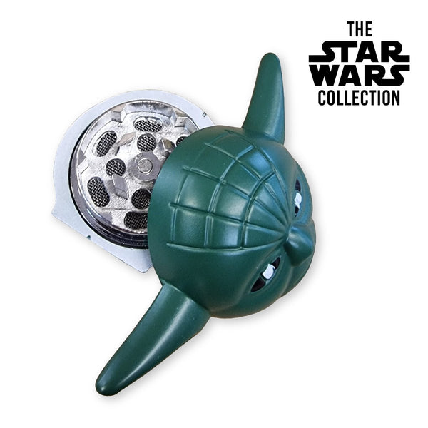Starwars : Yoda Head Grinder | 3 Layers | Includes pollen catcherJustSmoke.Me