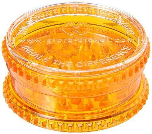 Volcano : Plastic Herb Grinder, OrangeJustSmoke.Me
