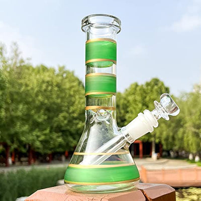 The7boX Thick Beaker Water Bong 14.5mm Handmade Ice Glass Bongs 7.8inchJustSmoke.Me