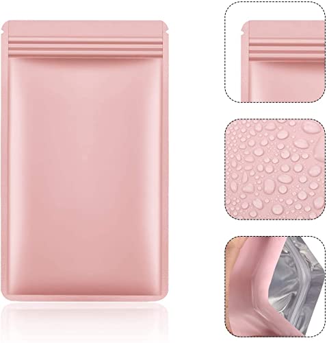 UkGlass 3 Pack - Pink Joint Doob Tube Kit with 10 Smell Proof Foil Bags - Doob Tube Plastic Cigarette Holders - Tobacco Accessories Tube Cigarette Container (Pink Set)JustSmoke.Me