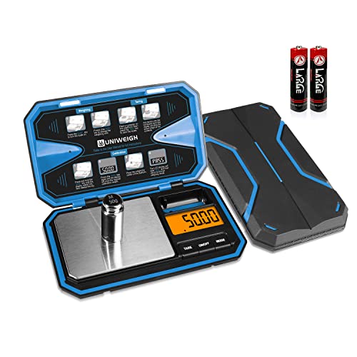 Digital Pocket Scale 200g 1000g x 0.01g Digital Gram Scales Mini Food Scale with 50g Calibration Weight for Food Powder Dry Herb Tea Jewellry Coins Battery Included Blue JustSmoke.Me