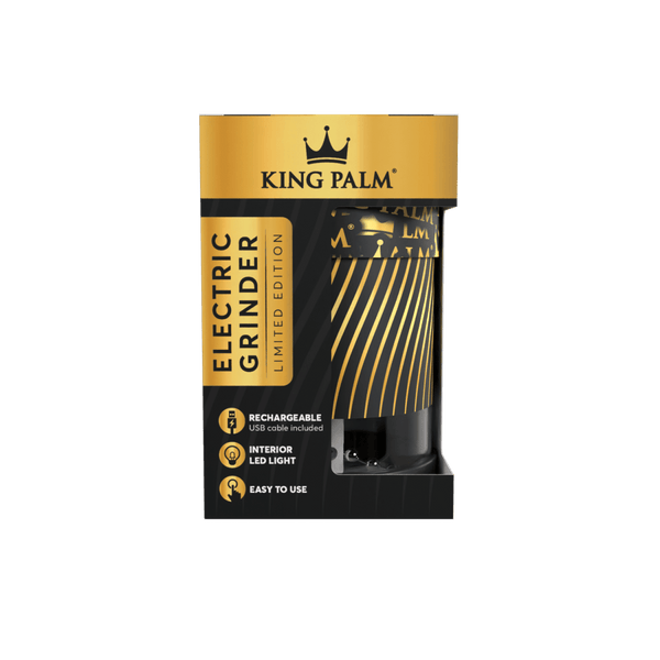 King Palm | Electric Cannabis Grinder / New Ball & Chain GrinderJustSmoke.Me