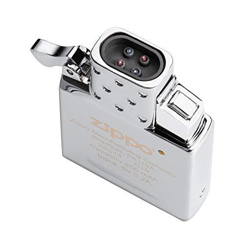 Zippo Rechargeable Arc Lighter Insert, Flameless Insert for Cigars Cigarettes Candles Lighter Case, Electric Lighter for Tobacco Pipe & Cigars, Flameless LighterJustSmoke.Me